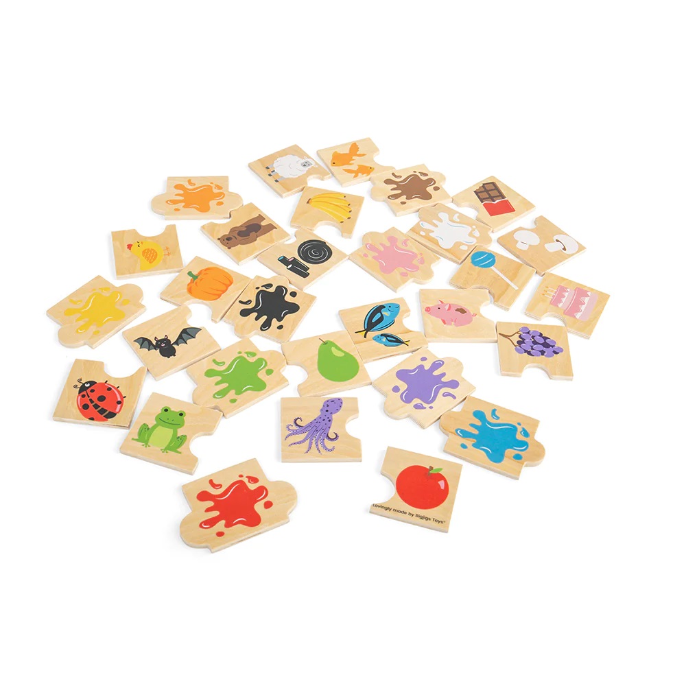 Bigjigs Toys Didaktisches Puzzle Farben – Bild 4
