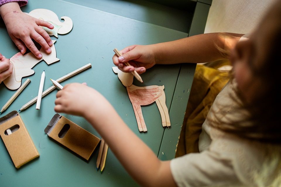 BeWooden Dipingi e ricalca - Fonderia di volpi - immagine 2