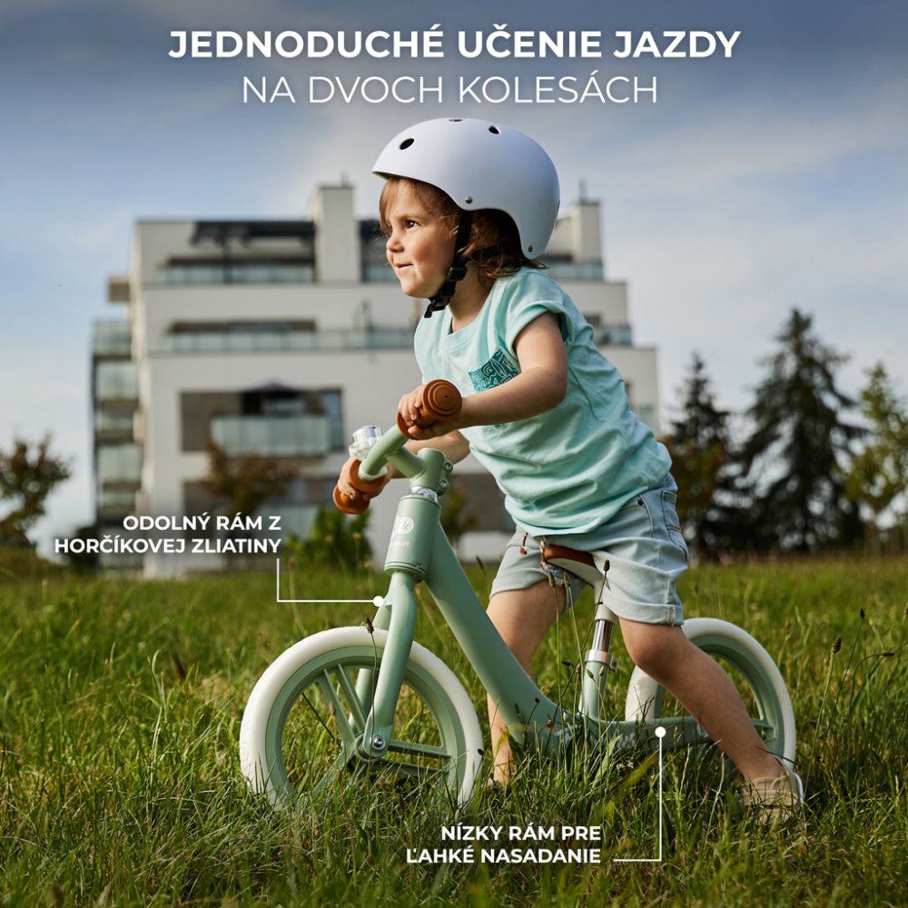 KINDERKRAFT Bicicletta senza pedali Fly Plus Fresh mint - immagine 4