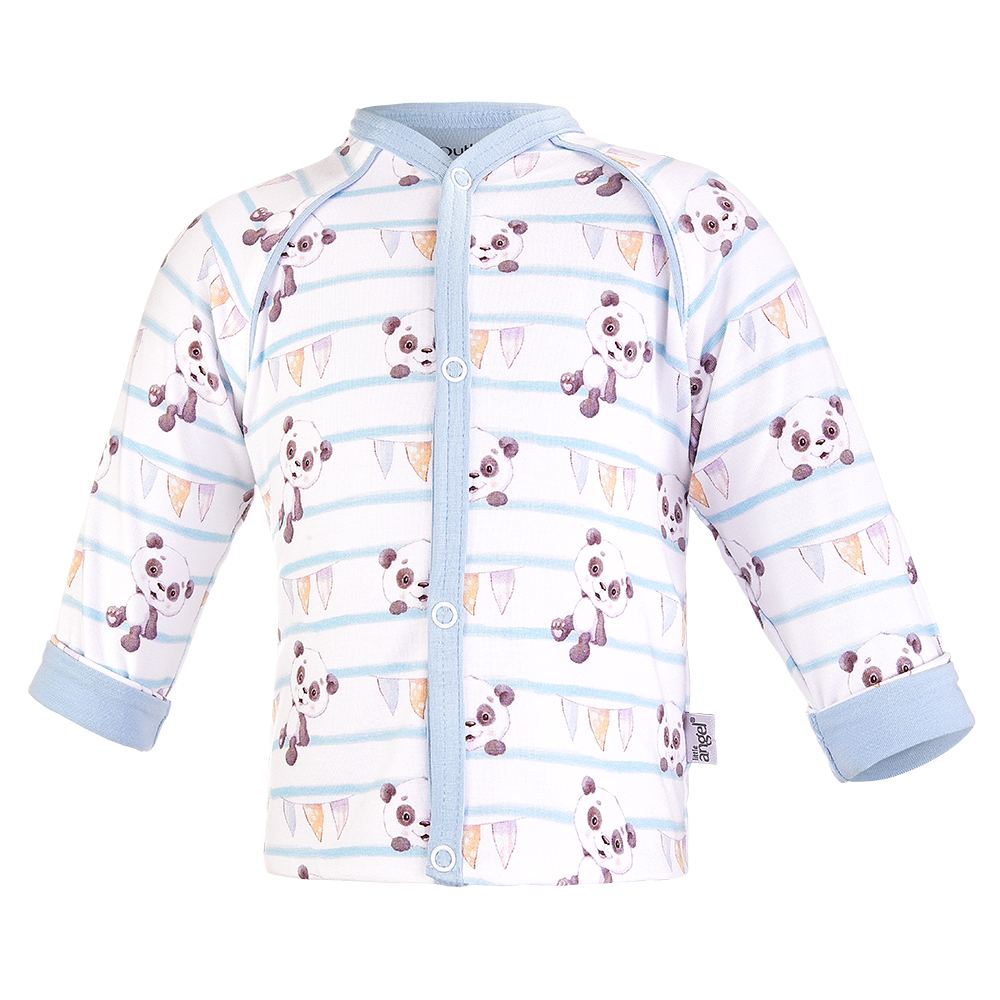 Veste doublée Outlast® - panda rayures/bleu clair 50-56