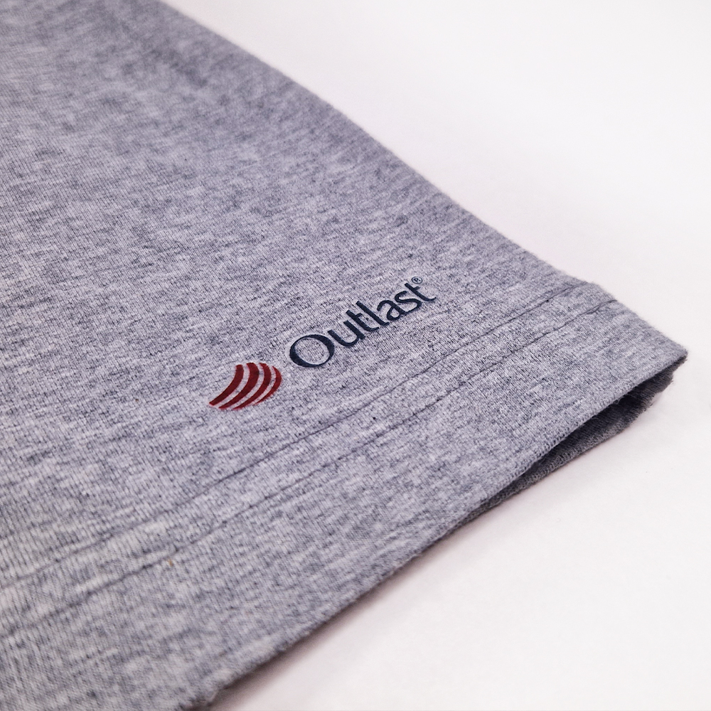 Nachthemd KR dünn Outlast® - graumeliert L – Bild 3