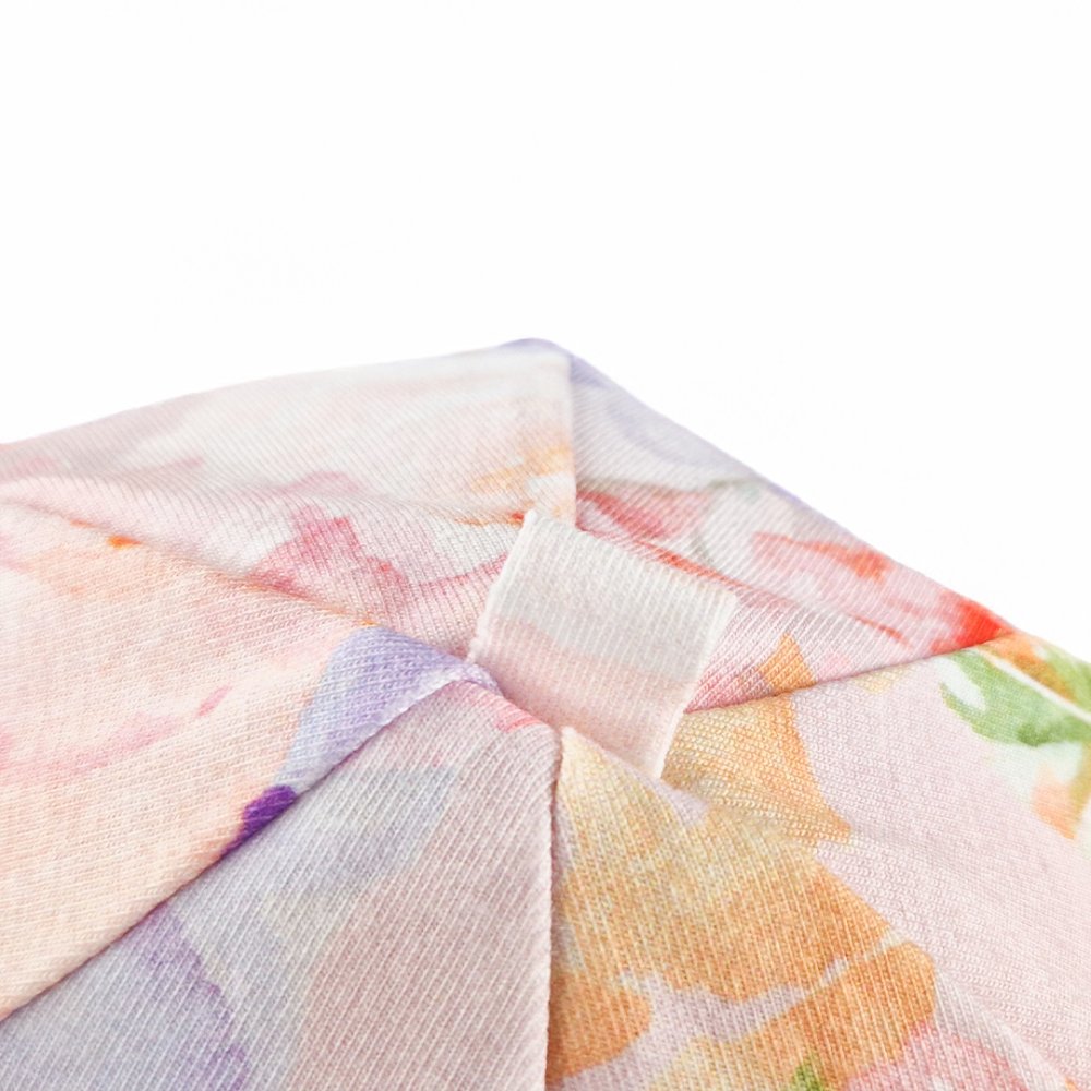 Berretto foderato Outlast® - fiori rosa chiaro/rosa baby 3 | 42-44 cm - immagine 2