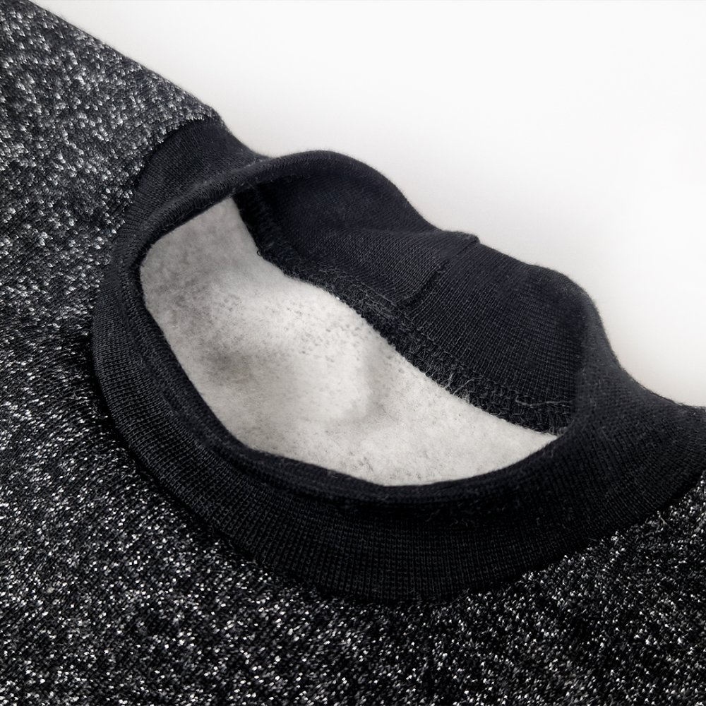 Vestido sudadera cálido - negro brillante 128 - Imagen 6