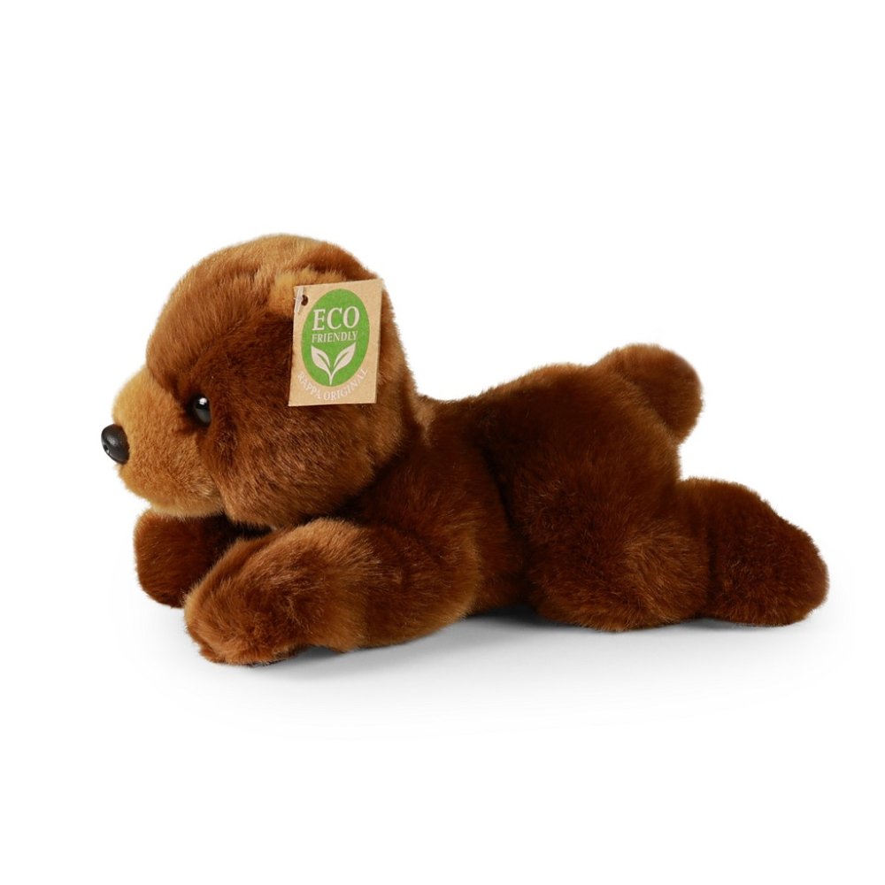 Rappa Plyšový medvěd hnědý ležící 20 cm ECO-FRIENDLY (obrázek 2)
