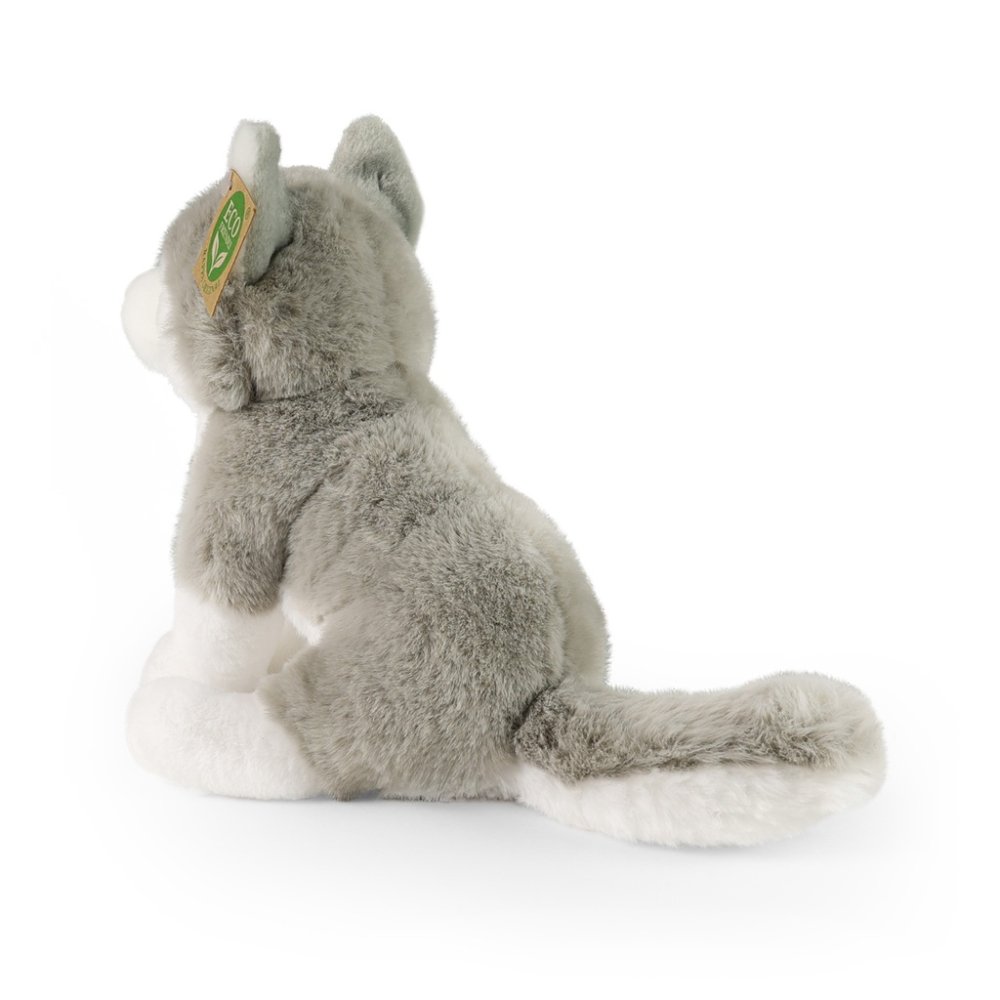 Rappa Plyšový pes husky sedící 23 cm SOFT COLLECTION, ECO-FRIENDLY (obrázek 4)