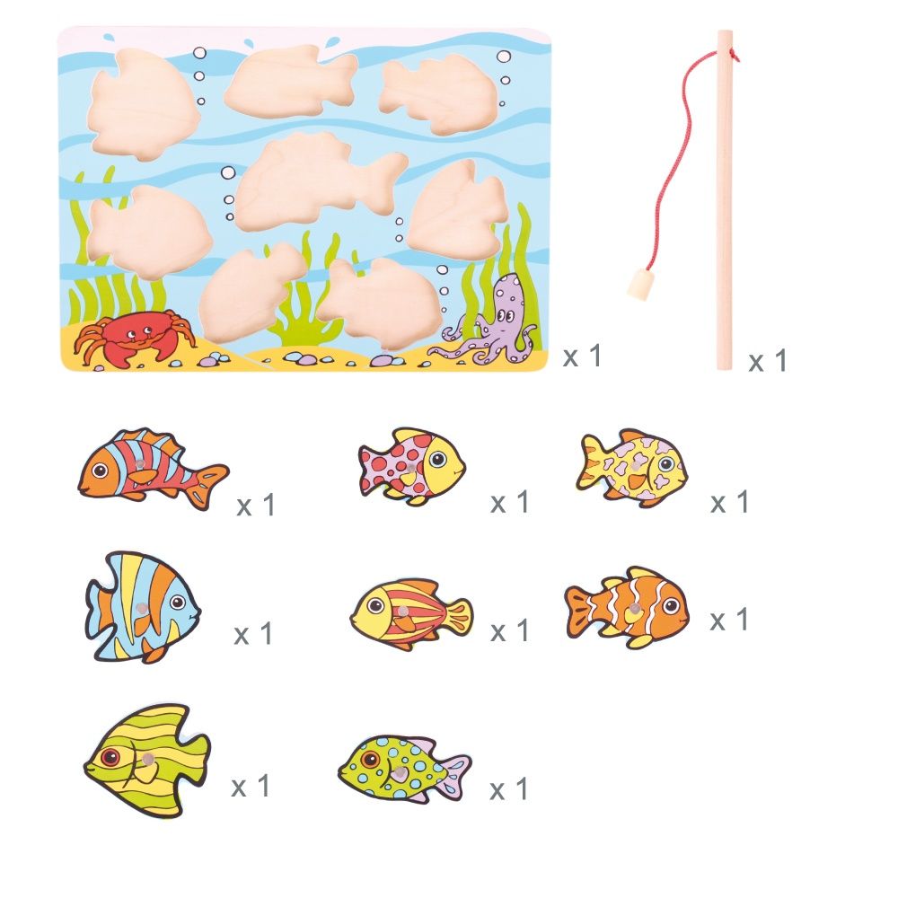 Bigjigs Toys Chytání rybiček na desce (obrázek 3)