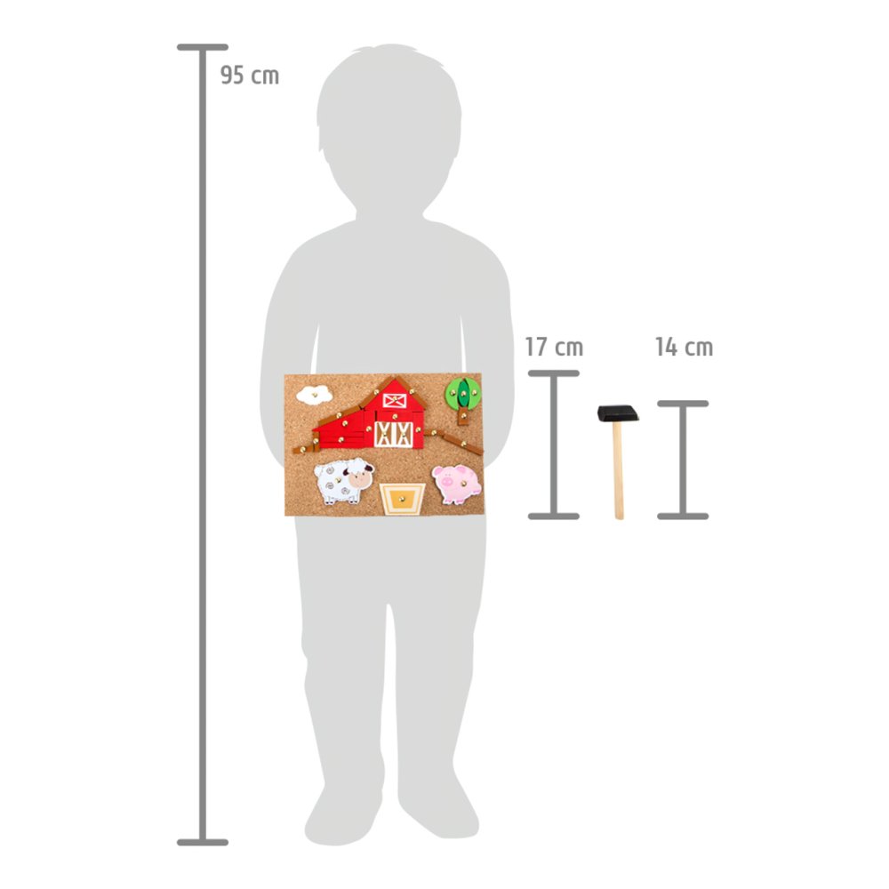 small foot Dřevěná kreativní hra farma (obrázek 5)