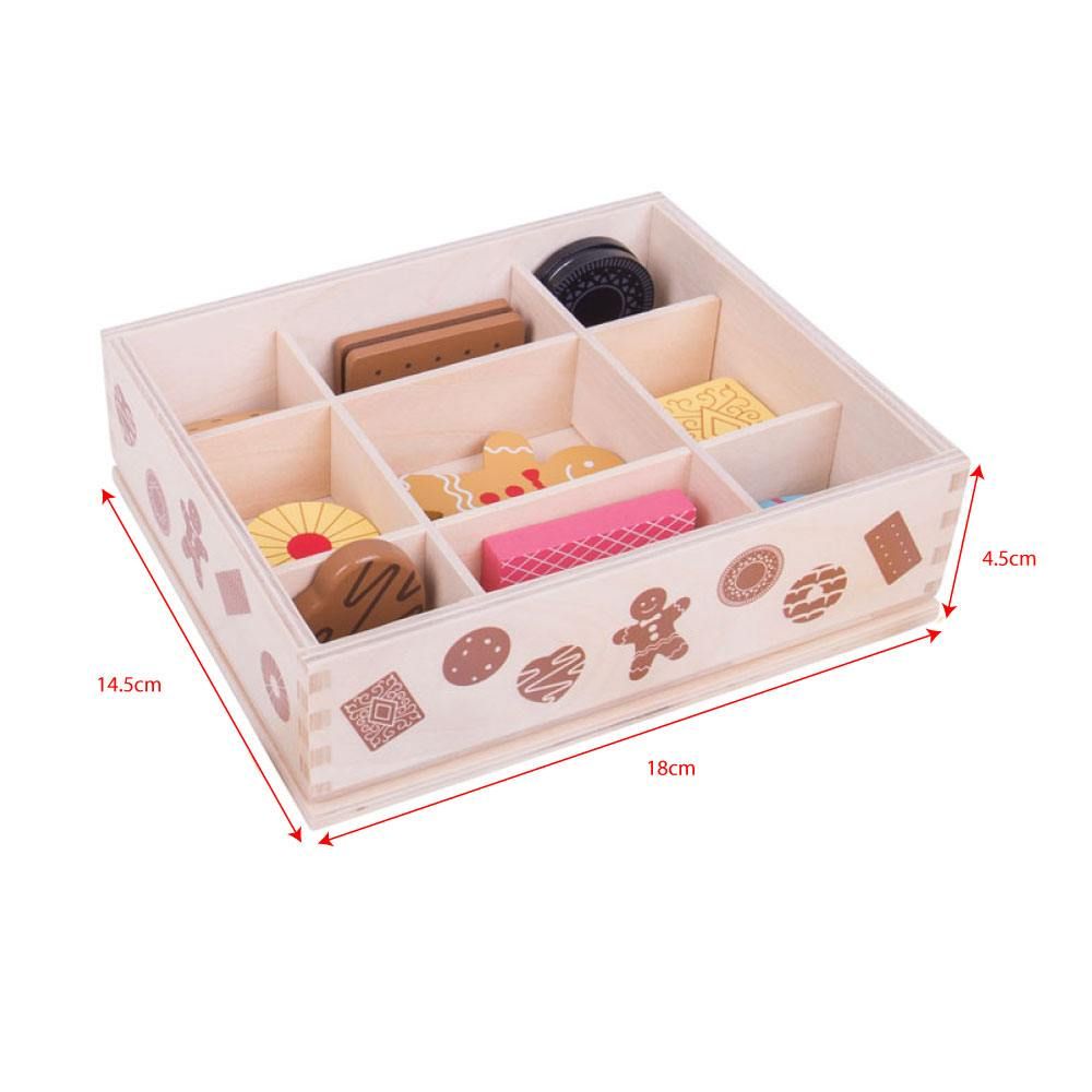 Bigjigs Toys Box s dřevěnými sušenkami (obrázek 3)
