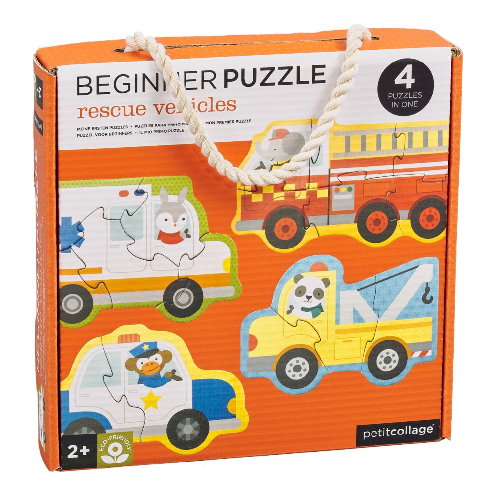 Petit Collage Puzzle záchranná vozidla (obrázek 4)