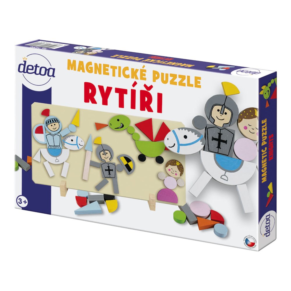 Detoa Magnetické puzzle Rytíři (obrázek 4)