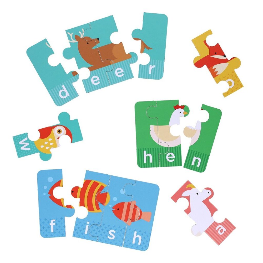 Petit Collage Moje první hláskování puzzle se zvířátky (obrázek 4)