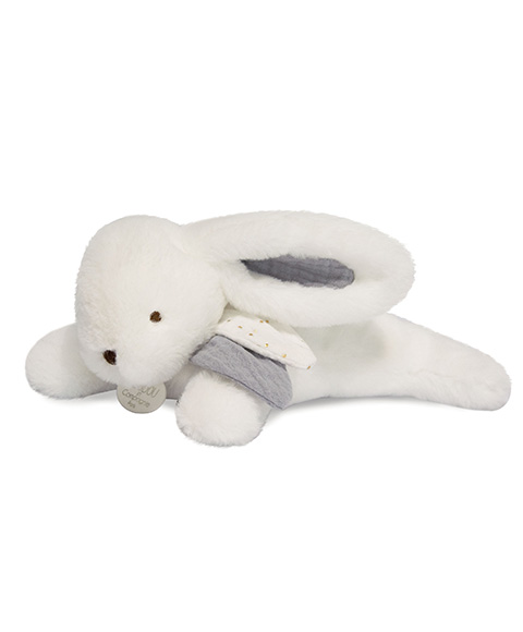 Doudou Dárková sada - Plyšový králíček s bílou bambulkou 25 cm (obrázek 8)
