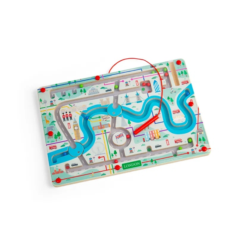 Bigjigs Toys Magnetické bludiště Londýn (obrázek 4)