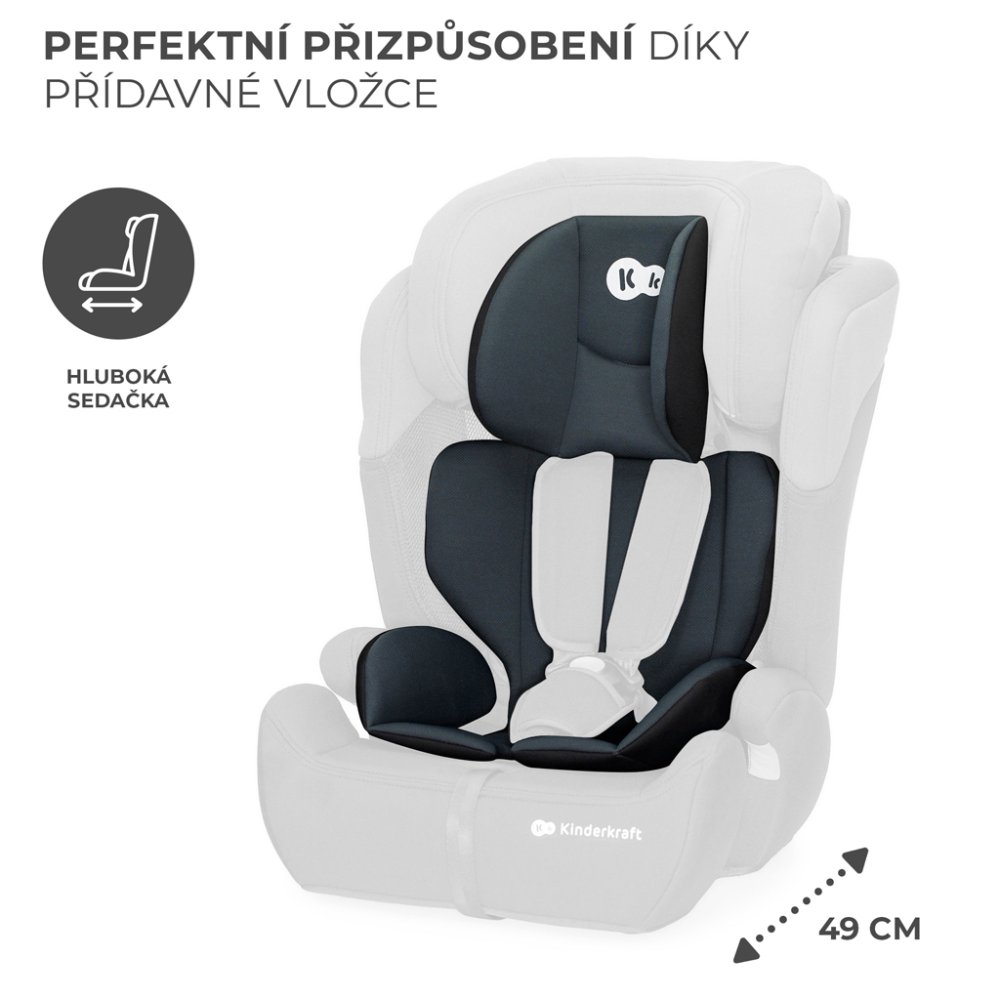 KINDERKRAFT Autosjedalica Comfort Up I-size Black (76-150 Cm)