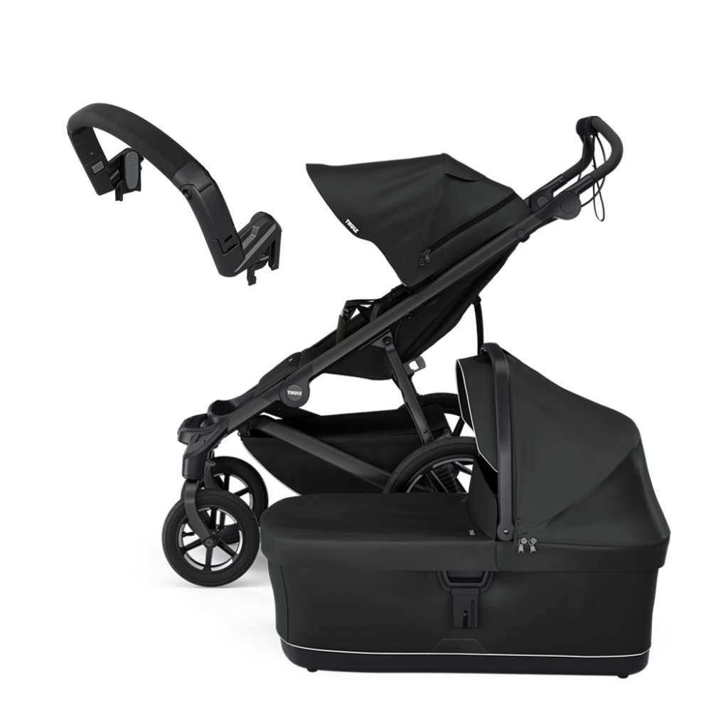 THULE Kolica Urban Glide S 4 Kotača Black/Black Set M