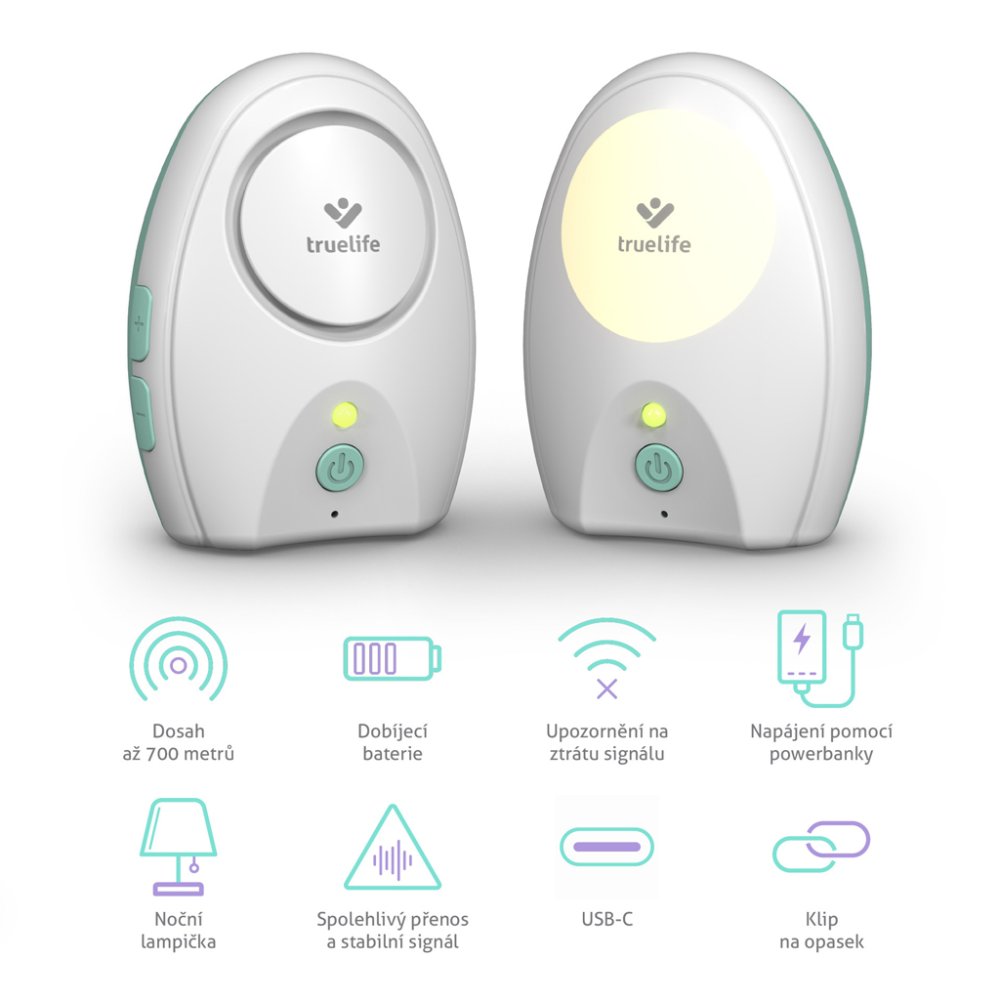 TRUELIFE NannyTone VM Džepni Digitalni Audio Baby Monitor