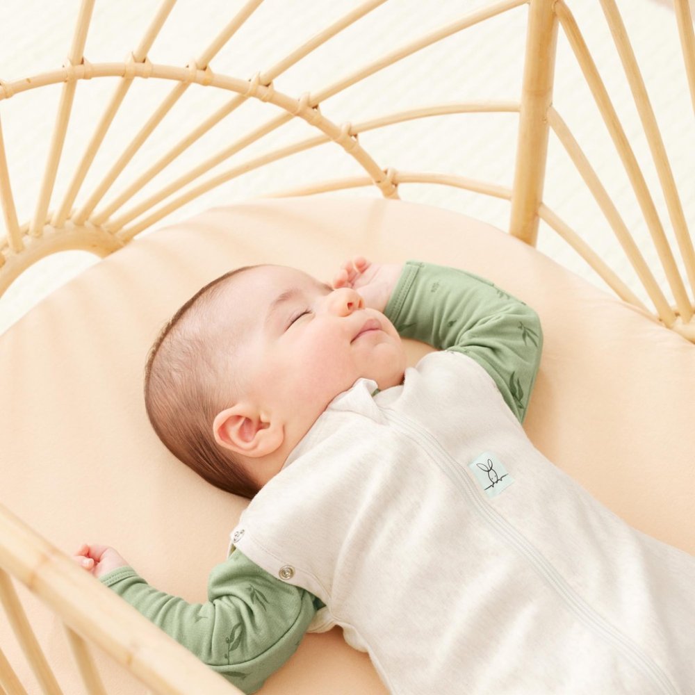 ERGOPOUCH Swaddle And Sleeping Bag 2in1 Cocoon Oatmeal Marle 0-3 M, 3-6 Kg, 0.2 Tog