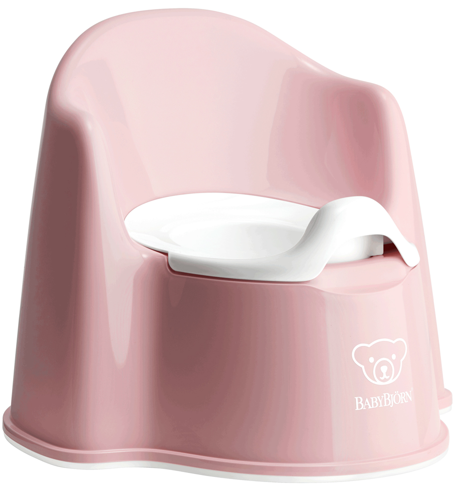 BABYBJÖRN Potty Chair Powder Pink/White