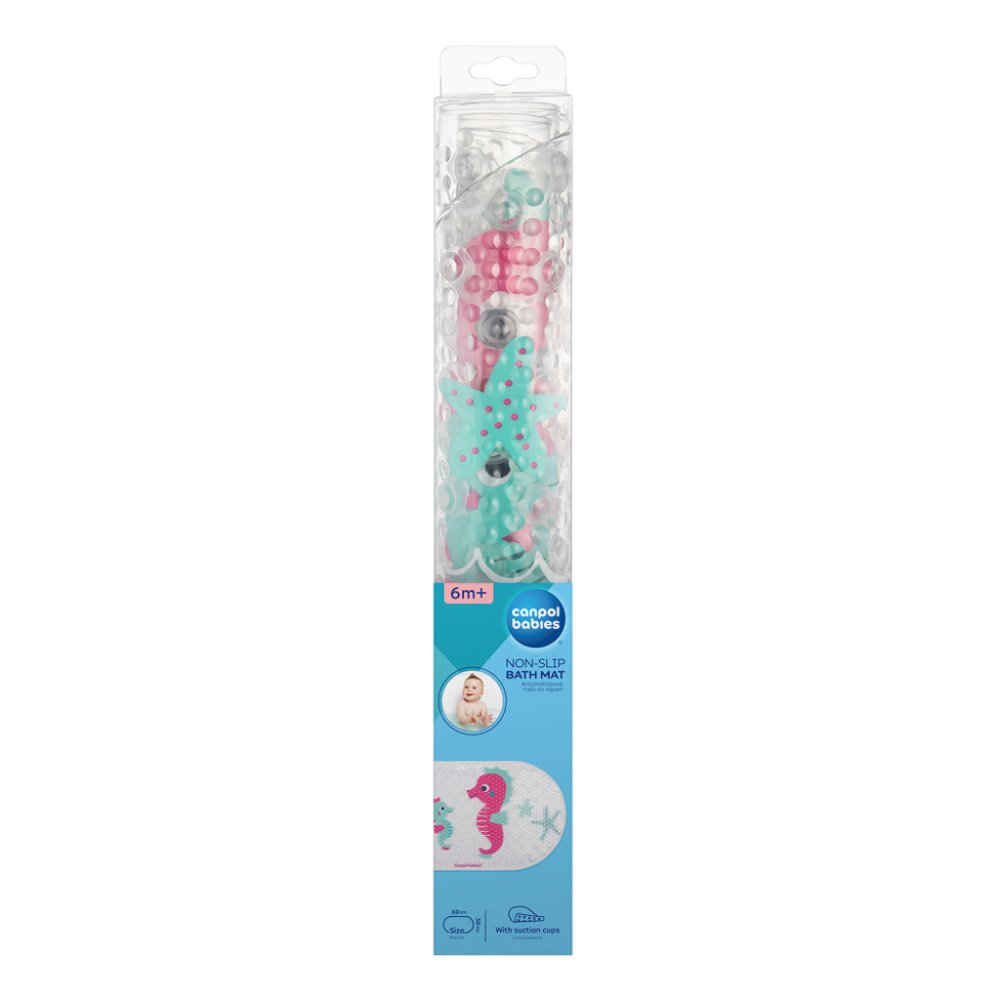 CANPOL BABIES Tapis De Bain Antidérapant Love&Sea Rose