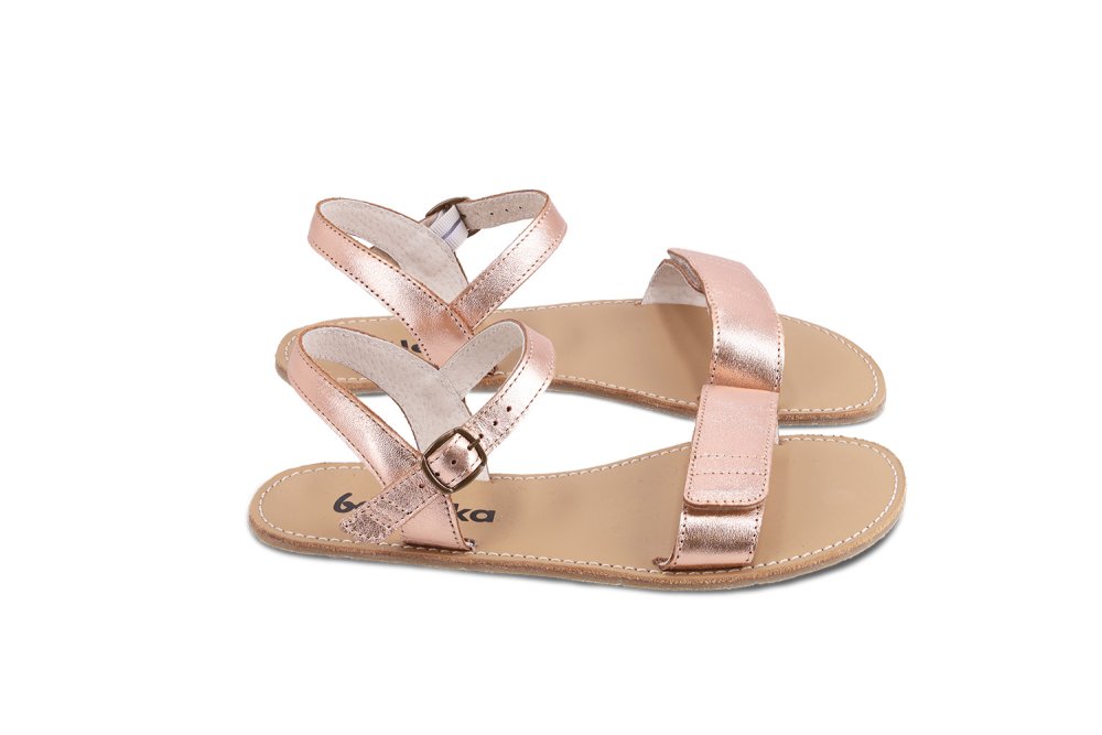 Barfußsandalen Be Lenka Grace - Roségold 38 Brown