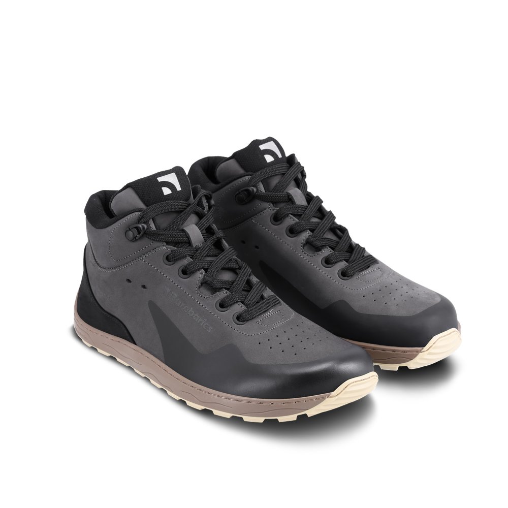 Botas Descalzas Barebarics Trekker - Gris Oscuro 37 Grey