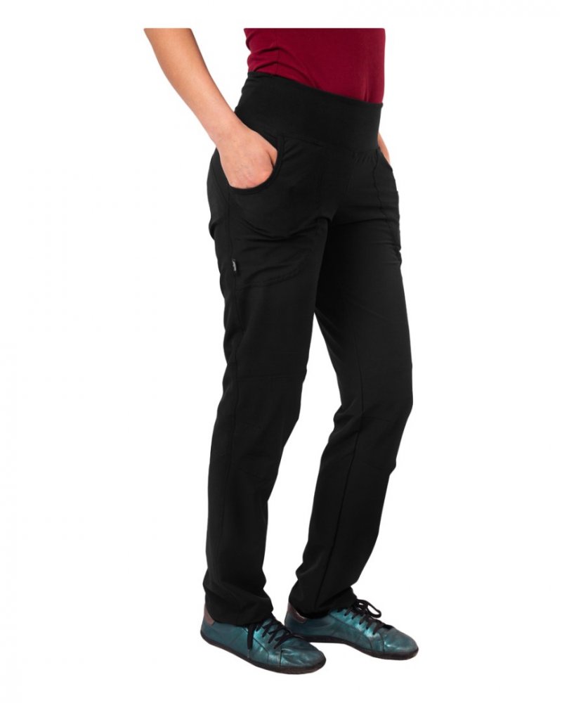 Pantaloni sportivi funzionali da donna Laura, nero 36 normální délka