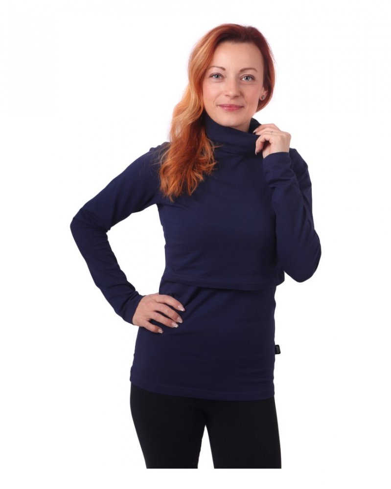Ápolási garbó Katherine, sötétkék L/XL