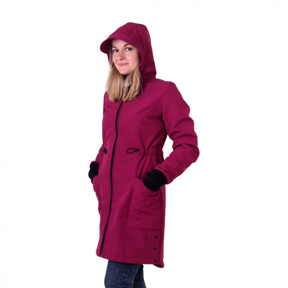 Manteau en softshell pour femmes Hana, fuchsia L