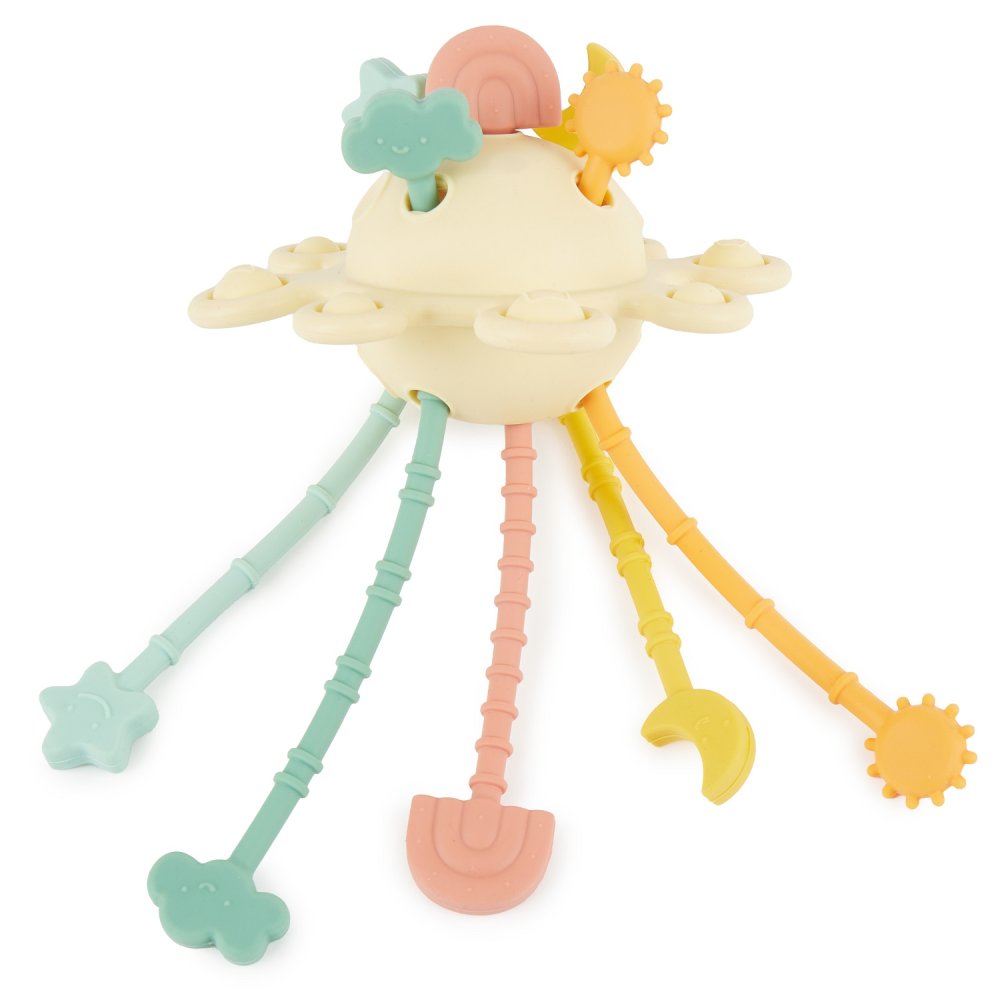 Bieco - Jouet de motricité en silicone avec activités - banane