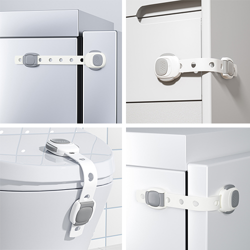 BABYONO Serrures de sécurité universelles pour meubles 2 pièces – Image 4