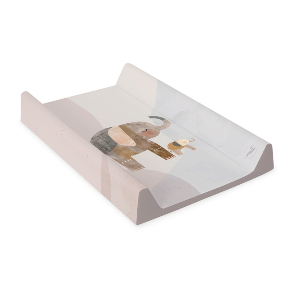 CEBA BABY Matelas à langer 2 faces avec planche dure (50x70) Basic Elephant Family