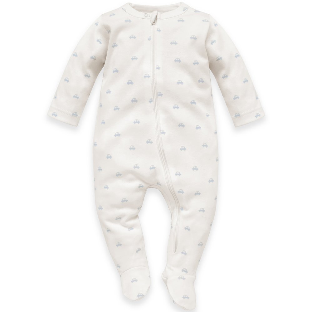 PINOKIO Combinaison zippée Lovely Day garçon bleu Voitures coton taille 56