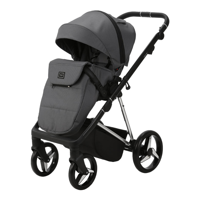 ADAMEX Poussette combinée Quantum Special Edition Graphite/Argent – Image 7