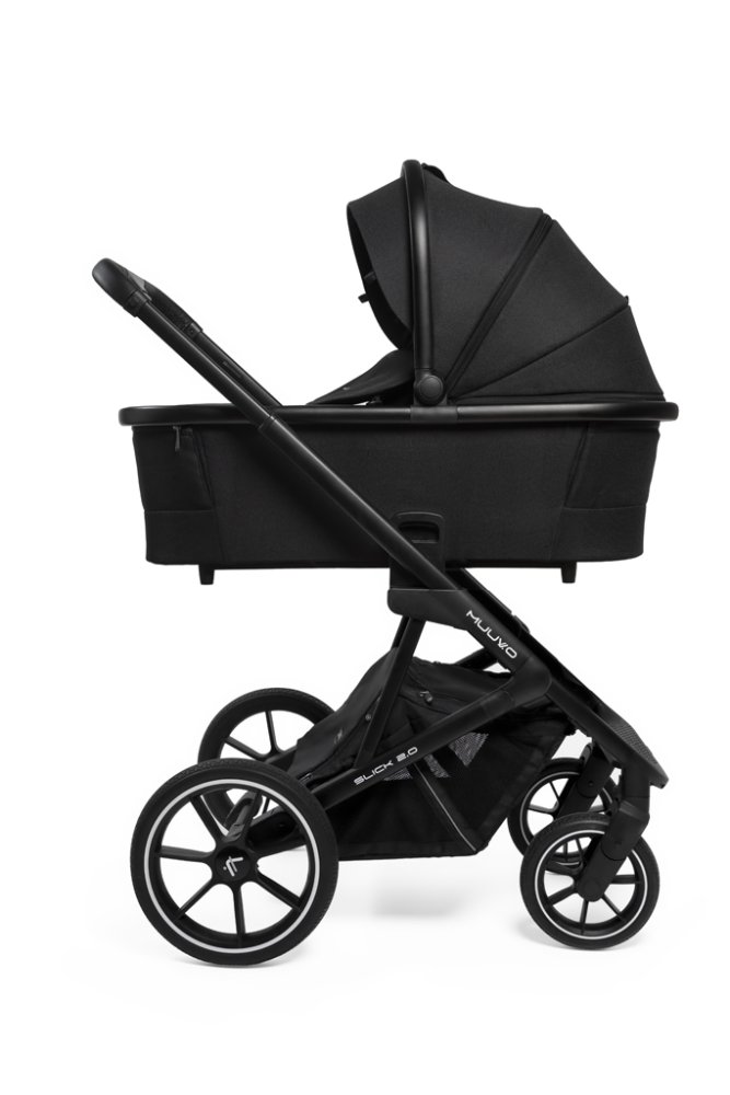 MUUVO Cochecito combinado Slick 2.0 set 2 en 1 Classic black - Imagen 3