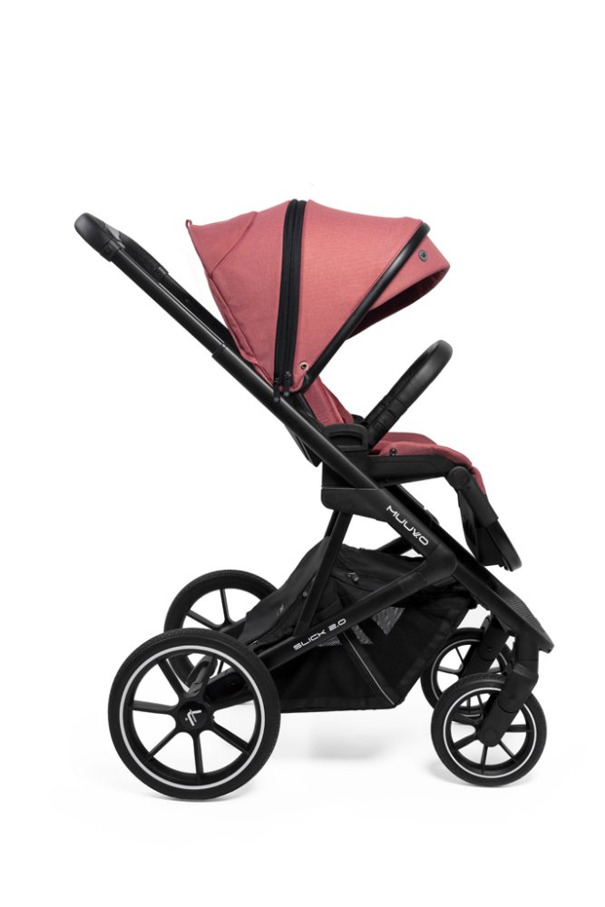 MUUVO Wózek wielofunkcyjny Slick 2.0 zestaw 2w1 Pure pink - obrazek 7