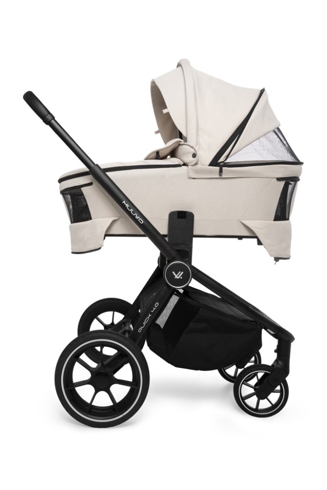 MUUVO SET Cochecito 4 en 1 Quick 4.0 Desert sand set + CYBEX Aton B2 i-Size + base - Imagen 5