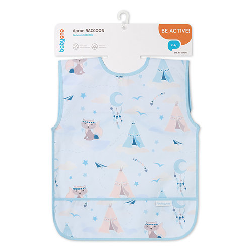BABYONO Bavaglino Racoon 34 x 42 cm, 2-4 anni - immagine 7