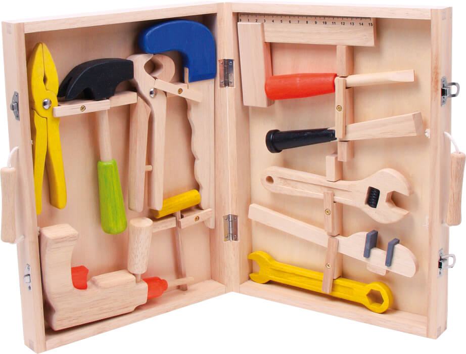 small foot Mallette d'outils en bois Lino