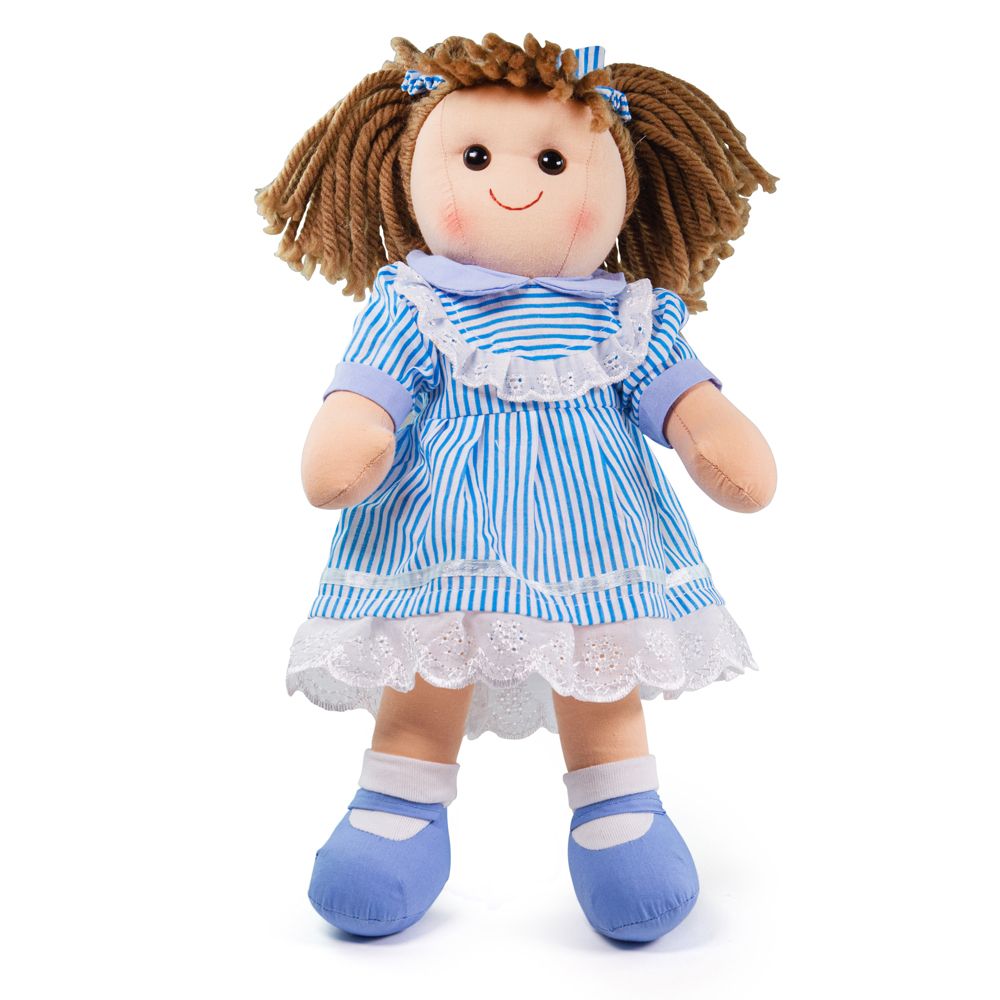 Bigjigs Toys Lalka szmaciana Amelia 38 cm