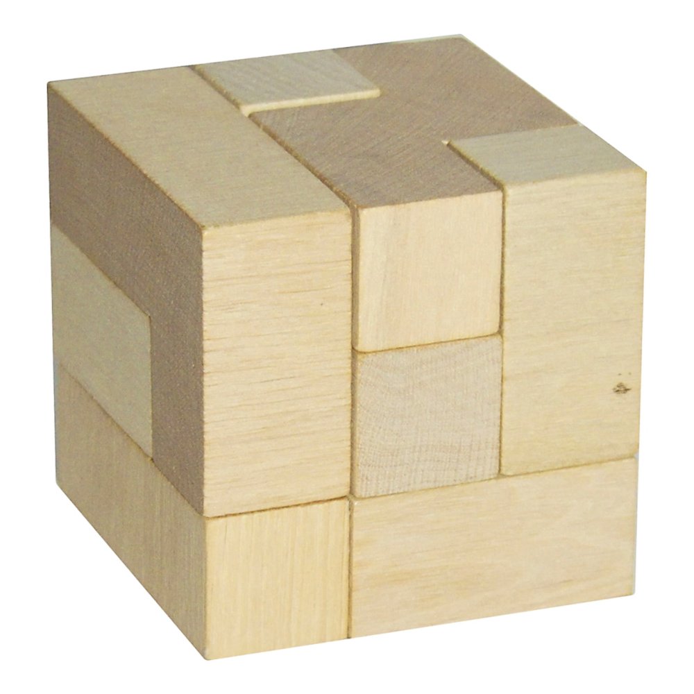 Detoa Drewniana łamigłówka kostka