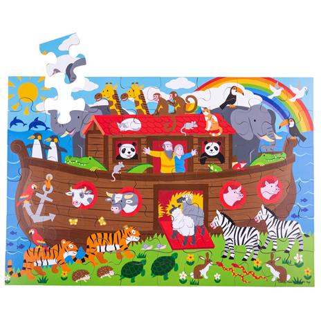 Bigjigs Toys Bodenpuzzle Arche Noah 48 Teile