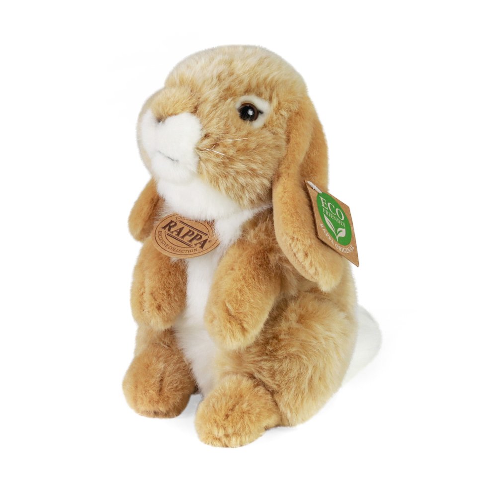 Rappa Conejo de peluche beige de pie 18 cm ECO-FRIENDLY
