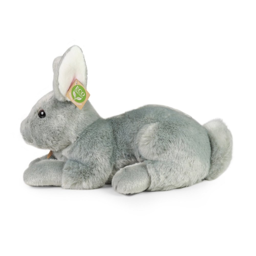 Rappa Lapin en peluche couché 33 cm ECO-FRIENDLY – Image 3