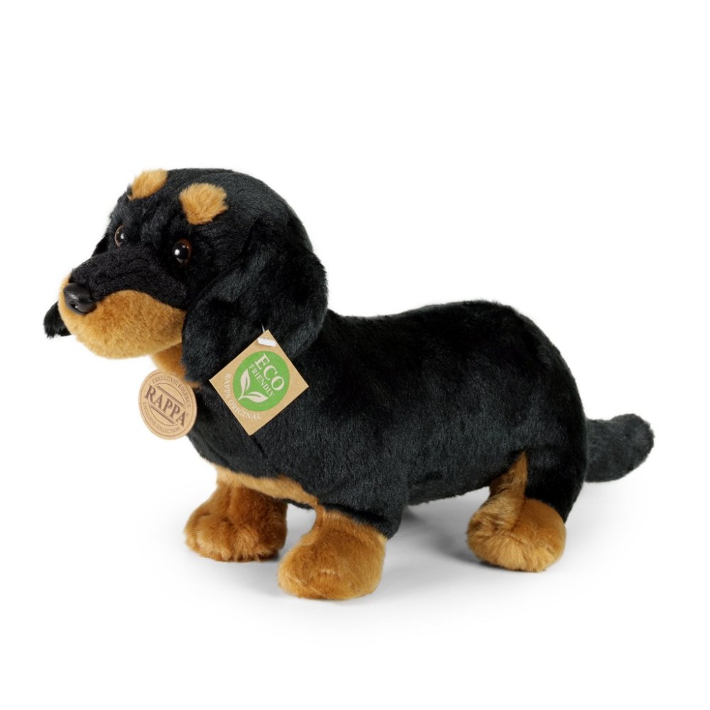 Rappa Peluche cane bassotto 32 cm ECO-FRIENDLY