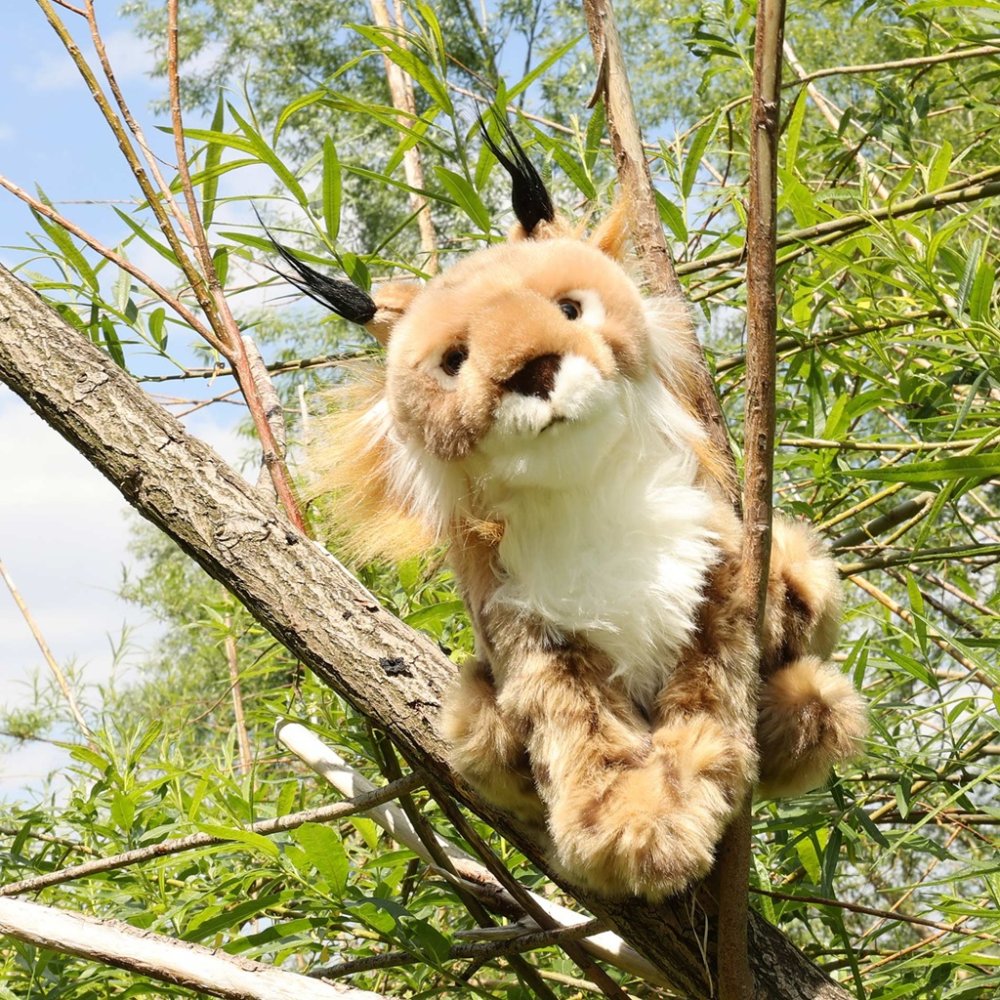 Rappa Lince di peluche seduto 23 cm ECO-FRIENDLY - immagine 3