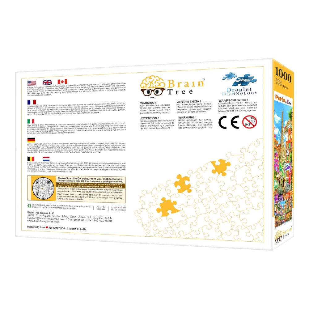 Brain Tree Puzzle Obraz z Paryża 1000 elementów - obrazek 6