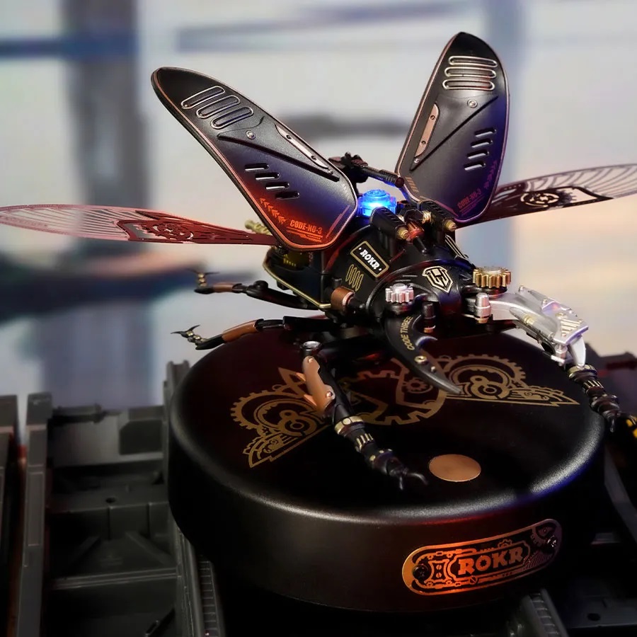 RoboTime 3D mechanikus fa építőjáték - Szarvasbogár - Image 4