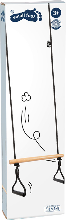 small foot Trapecio con aros de gimnasia Black Line - Imagen 4