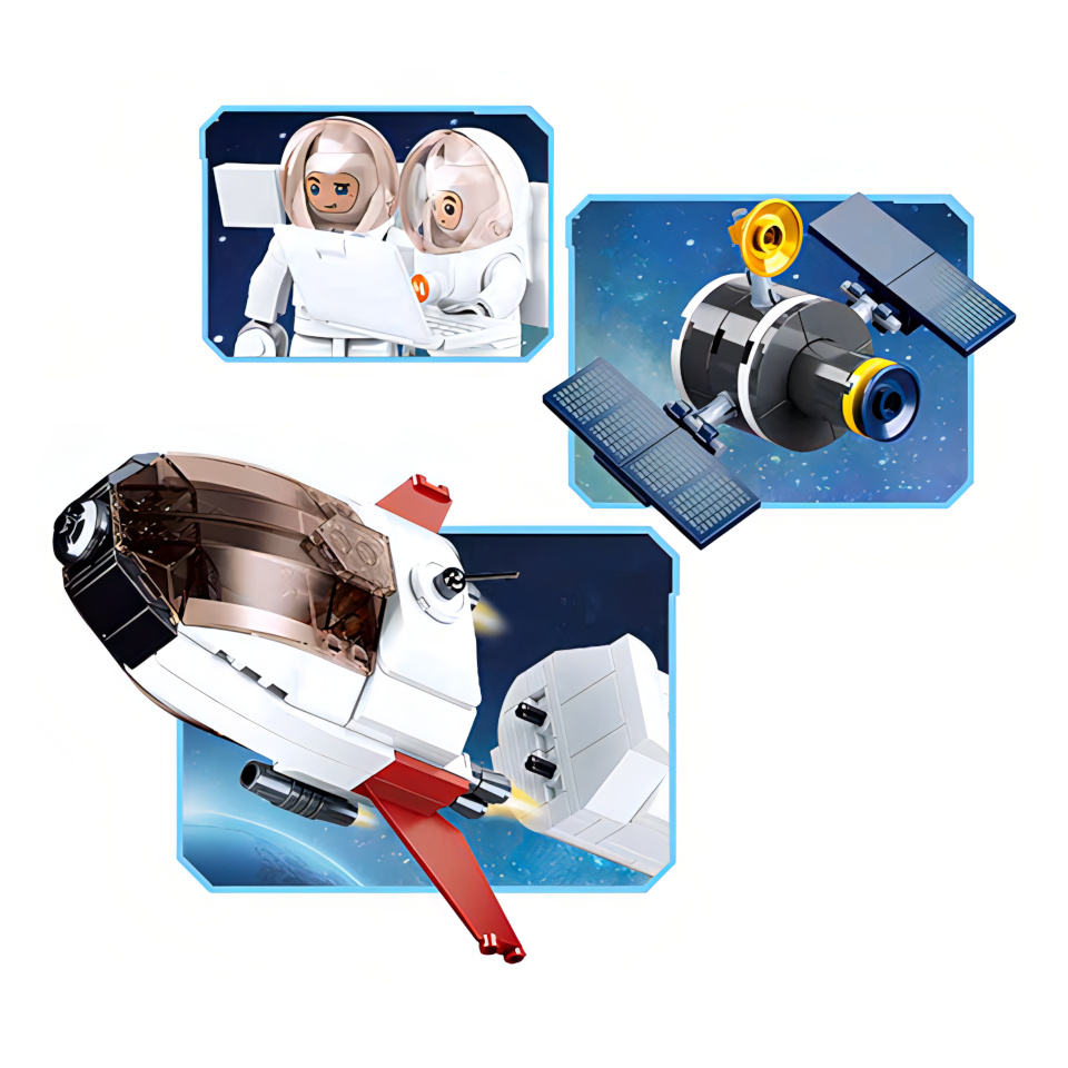 Sluban Space M38-B0925 Fusée d'expédition Saturne – Image 2