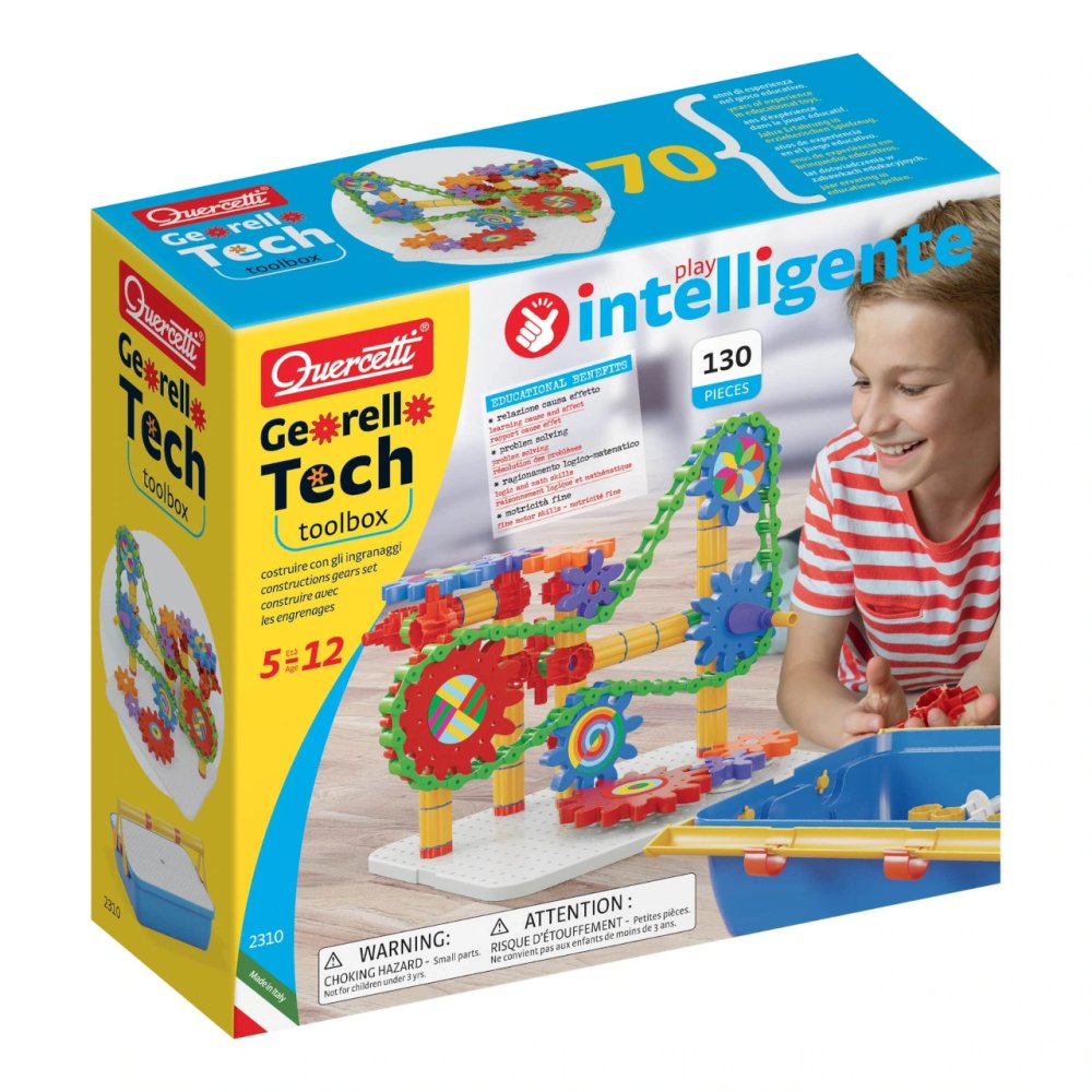 Quercetti Jeu de Construction Georello Tech Toolbox – Image 7